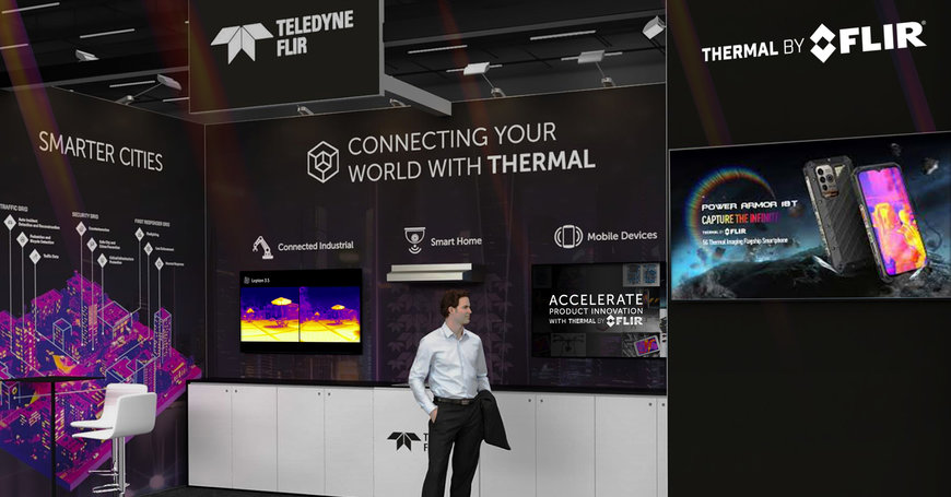 Neuer „Thermal by FLIR“-Sensor für Mobiltelefone und intelligente Gebäude Sensor wird auf dem Mobile World Congress vorgestellt